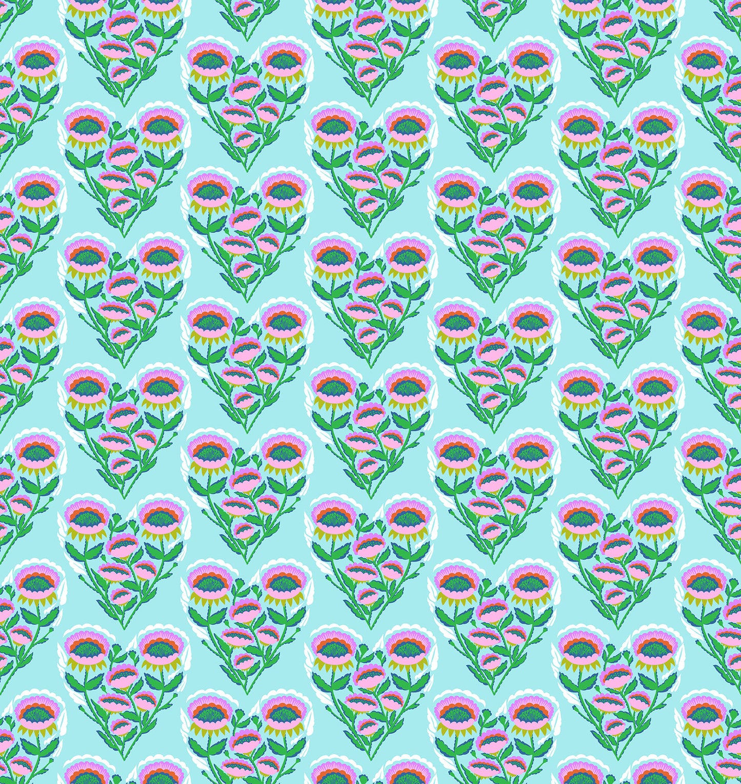 Pitterpat (Sky) by Anna Maria Textiles