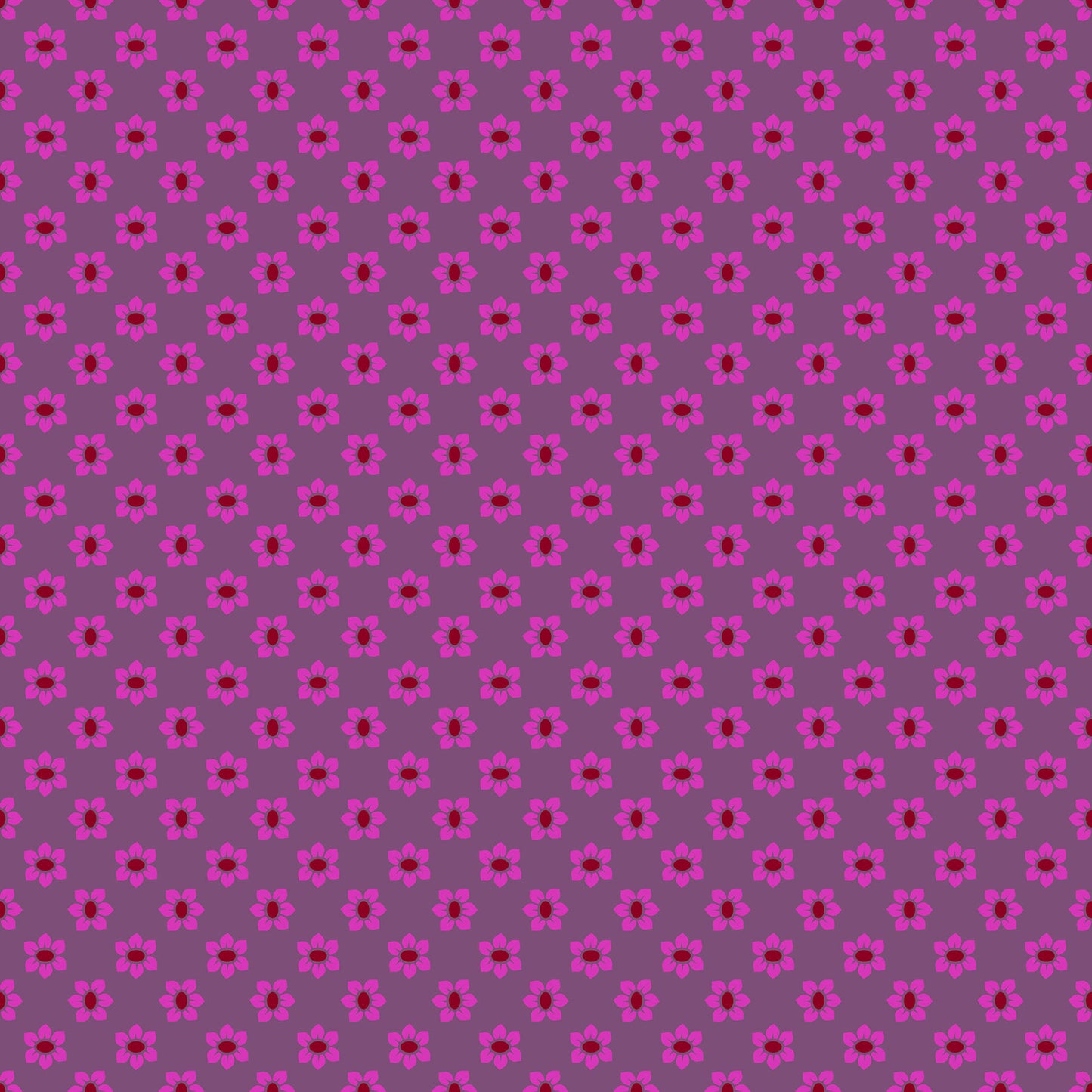 Stamped (plum) by Anna Maria Textiles