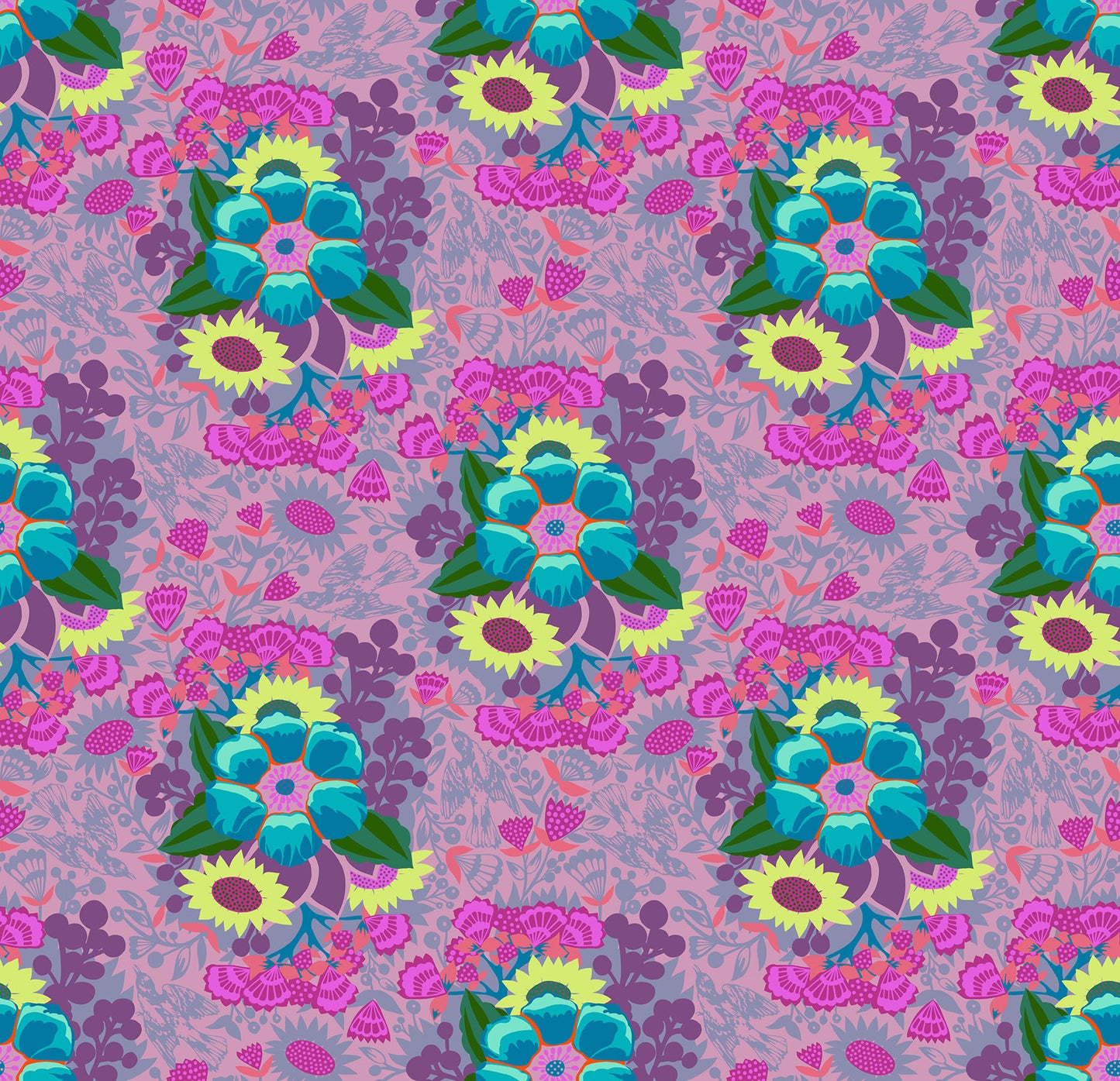 Centrepiece (Grape) by Anna Maria Textiles