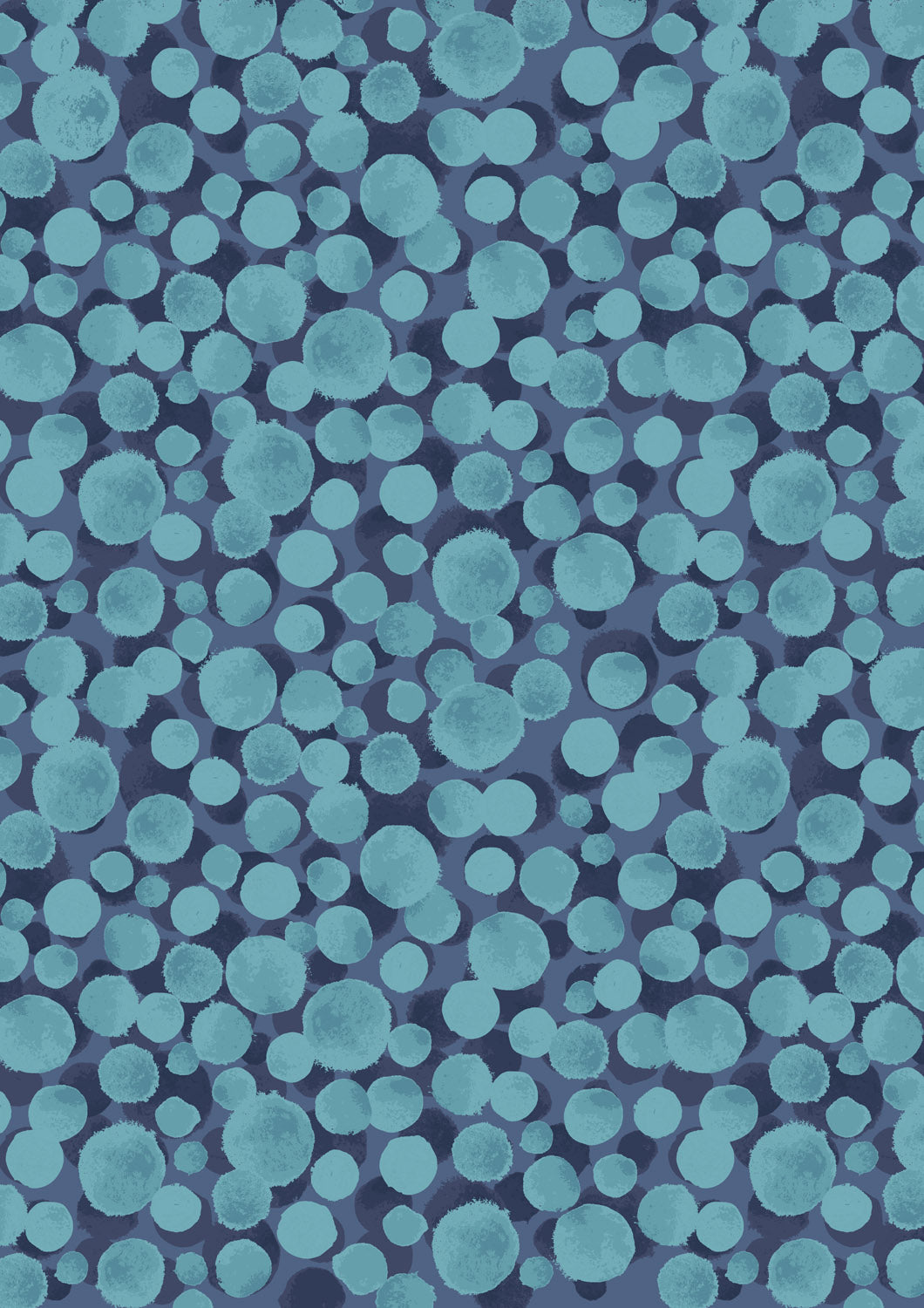 Bumbleberries - Multi Blue (Lewis And Irene)