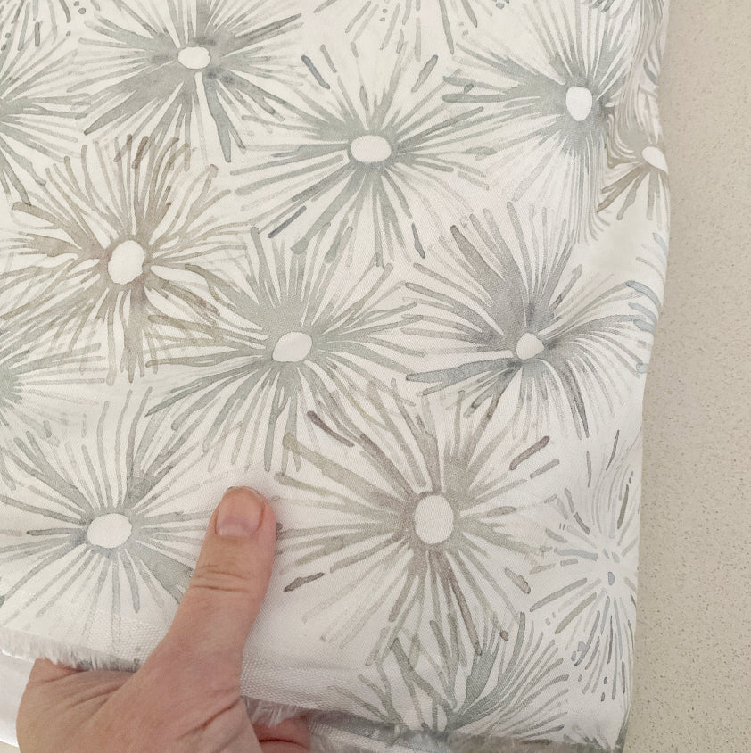 108" WIDE -Watercolour Urchin (Salt) by Shell Rummel