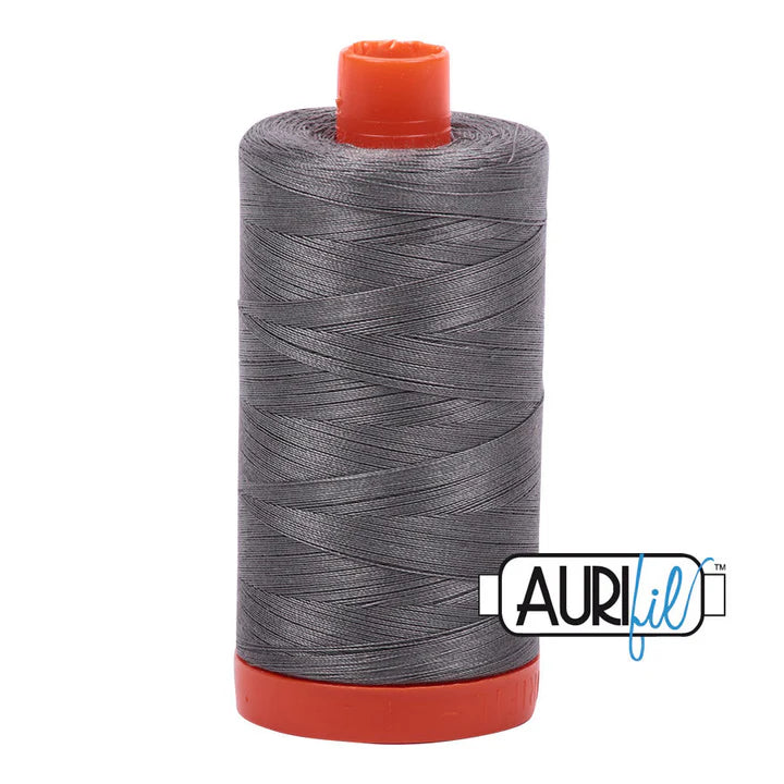 50wt Aurifil - Grey Smoke (5004) LARGE Spool