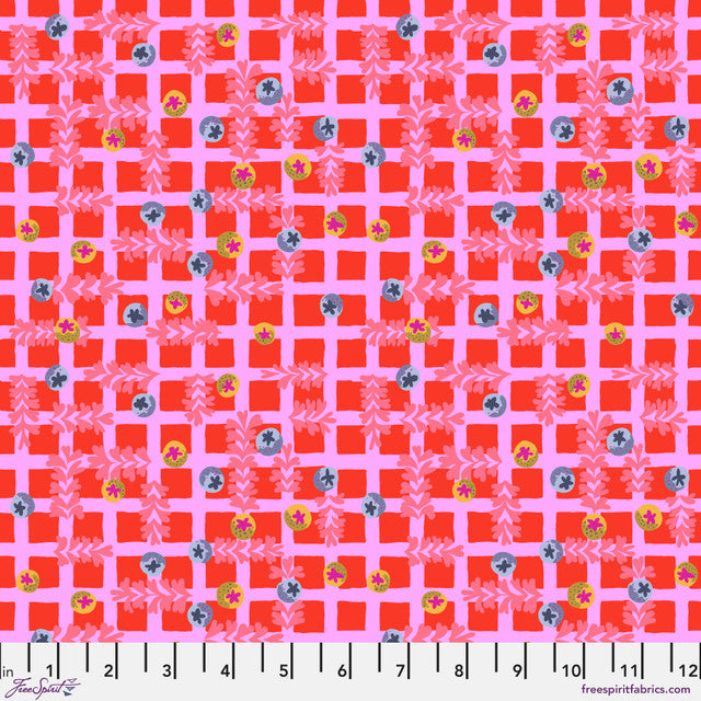 Small Blueberry Dancefloor (Red) by Penny Jeffries