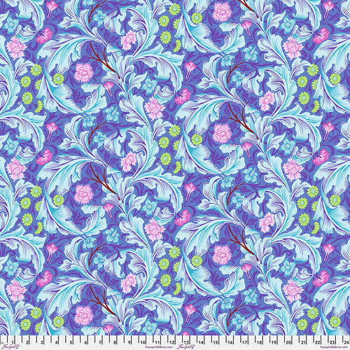108" WIDE -Leicester (Cobalt) by Kaffe X Morris - HALF METRE