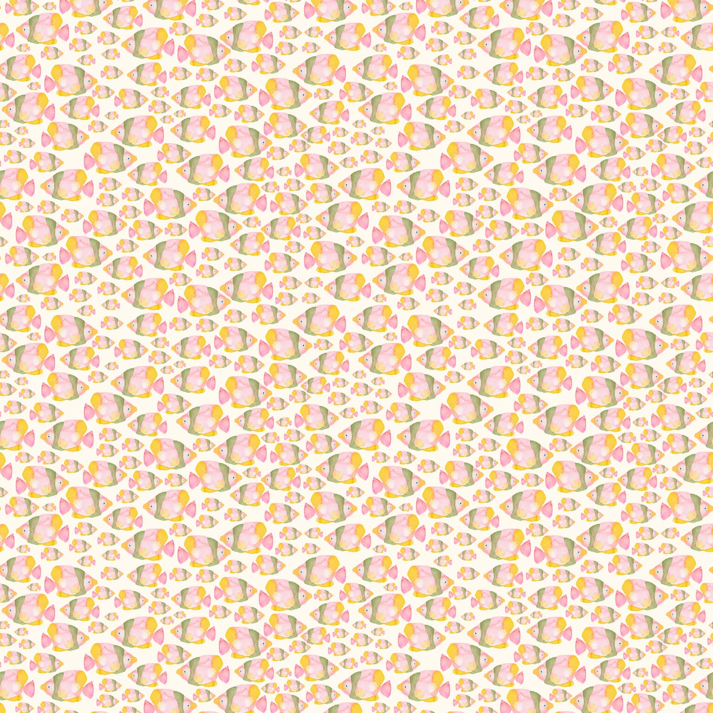 Shoal of Fishes (Coral) by Wee Bluebell