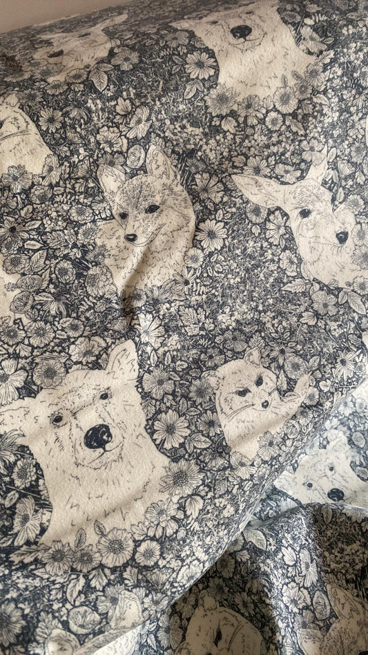 Wandering with Bear by Bonnie Christine (Flannel) - Half Metre