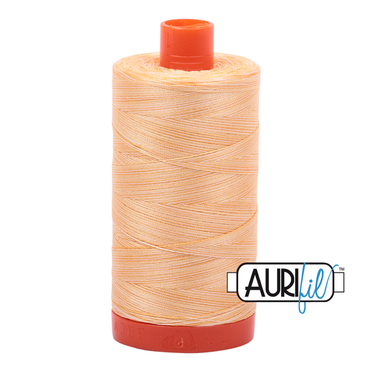 12wt Aurifil - GOLD variegated (3920) - LARGE Spool