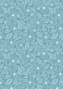 Pearl shells on island blue with pearl  (Lewis And Irene)