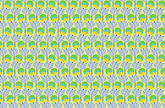 Bouncy Blooms (Meadow) by Anna Maria Textiles