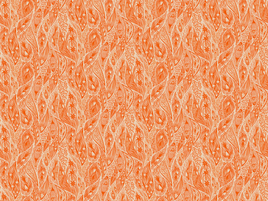 Current (Tangerine) by Anna Maria Textiles