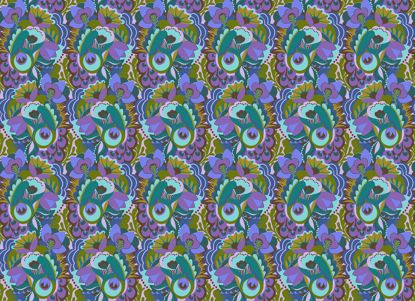 Unfurl (Storm) by Anna Maria Textiles