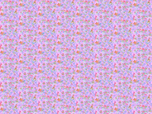 Silene (Periwinkle) by Anna Maria Textiles