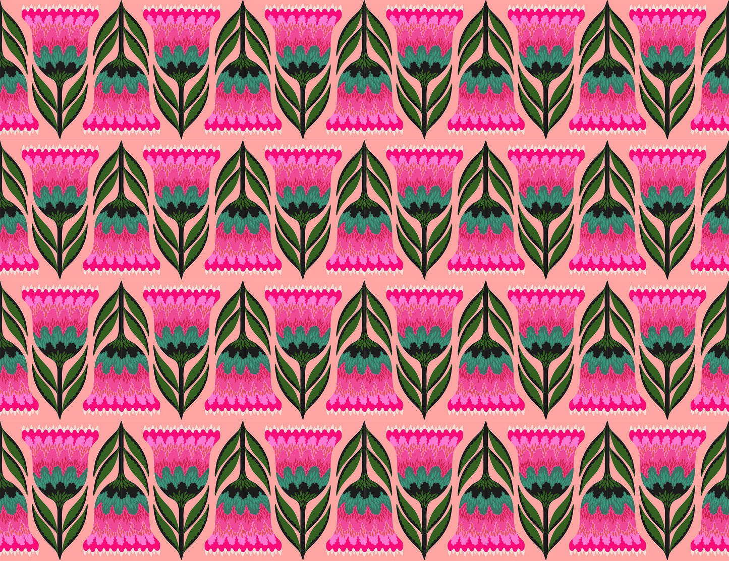 Celosia (Punch) by Anna Maria Textiles