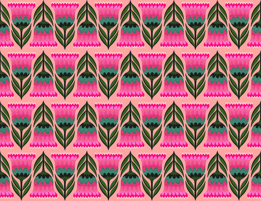 Celosia (Punch) by Anna Maria Textiles