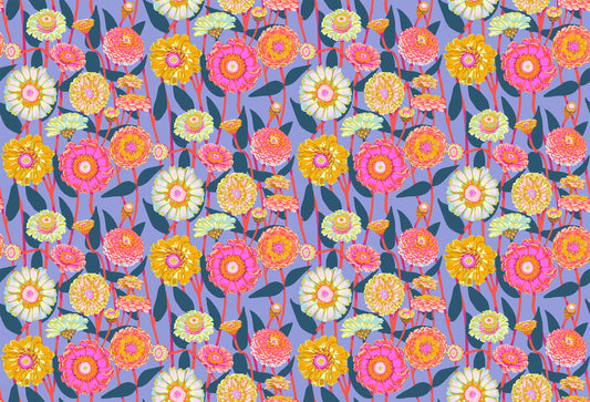 Zinnia Show (Glow ) by Anna Maria Textiles
