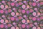 Zinnia Show (Mauve ) by Anna Maria Textiles