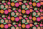 Zinnia Show (Berry ) by Anna Maria Textiles