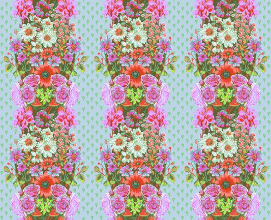 Beata's Garden (Seafoam) by Anna Maria Textiles