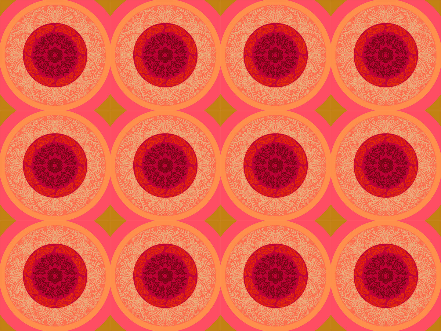 Doily (Taffy) by Anna Maria Textiles