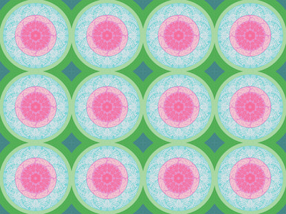 Doily (Powder) by Anna Maria Textiles