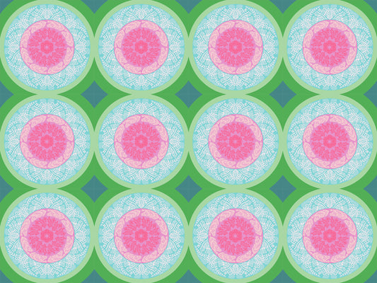 Doily (Powder) by Anna Maria Textiles