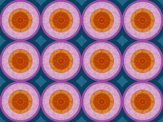 Doily (Amber) by Anna Maria Textiles