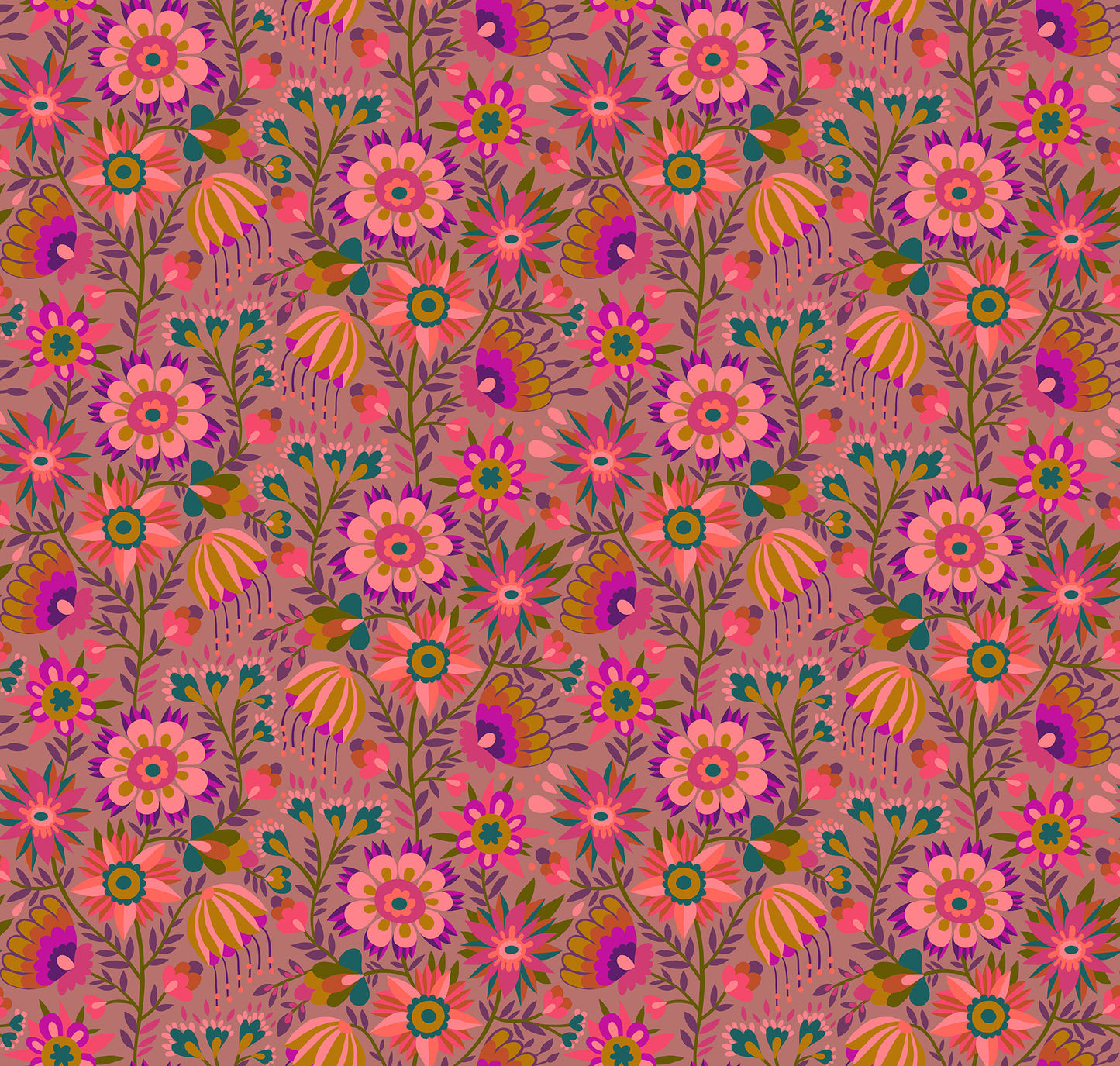 Charmed (Rose) by Anna Maria Textiles