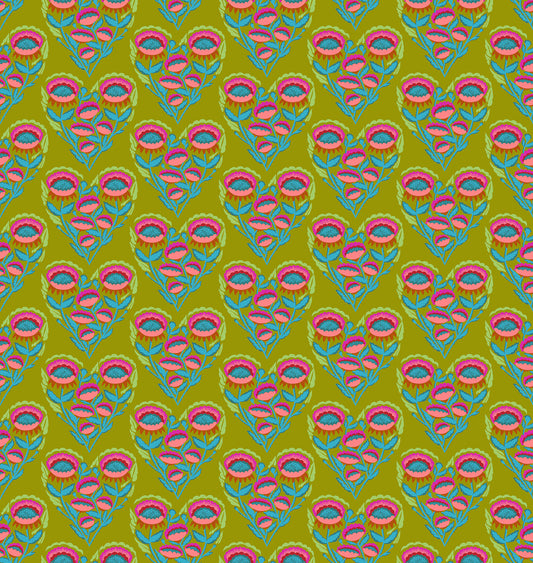 Pitterpat (Lichen) by Anna Maria Textiles