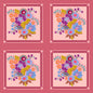 Square Dance Panel (Glow) by Anna Maria Textiles