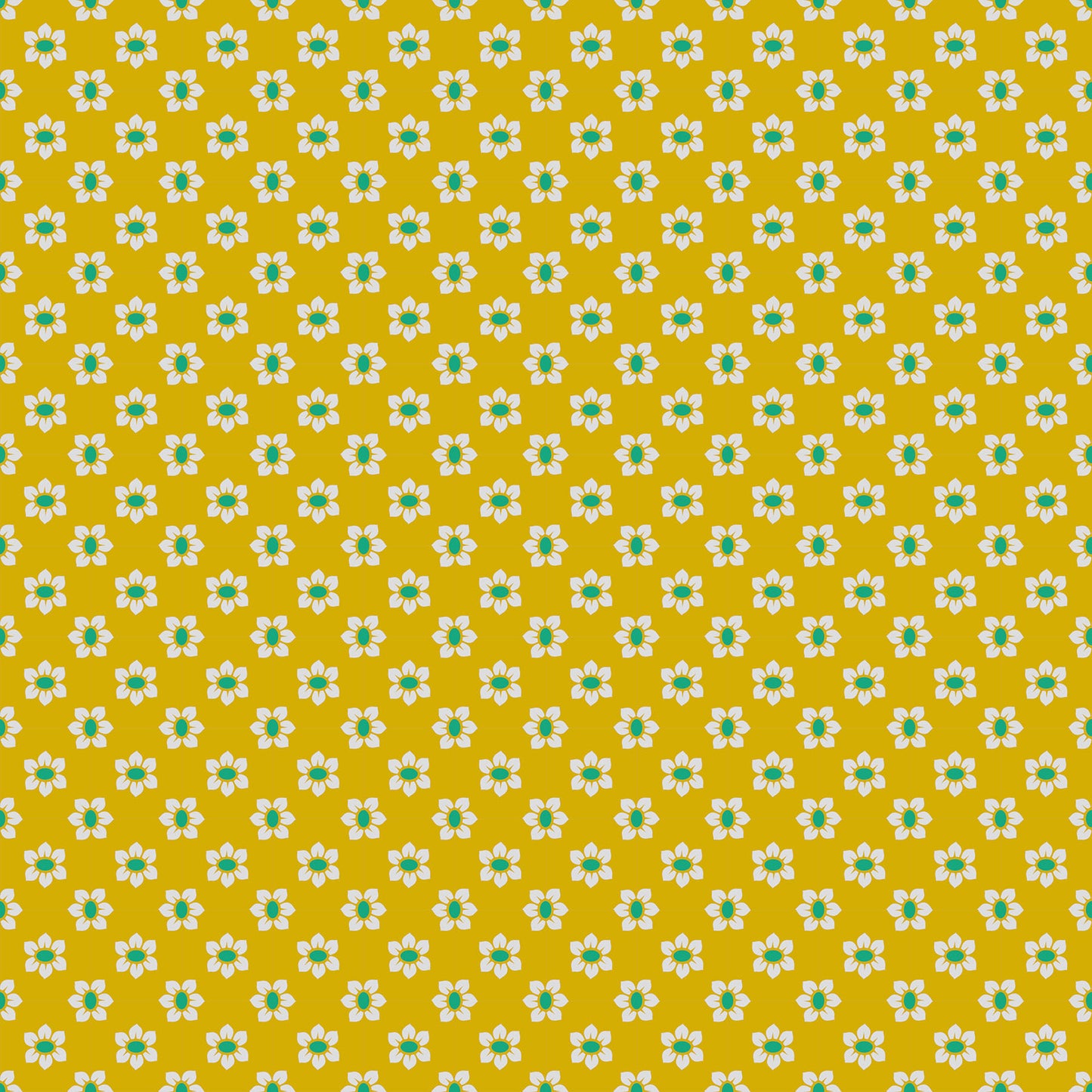 Stamped (Golden) by Anna Maria Textiles