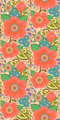 Honorable Mention (Coral) by Anna Maria Textiles