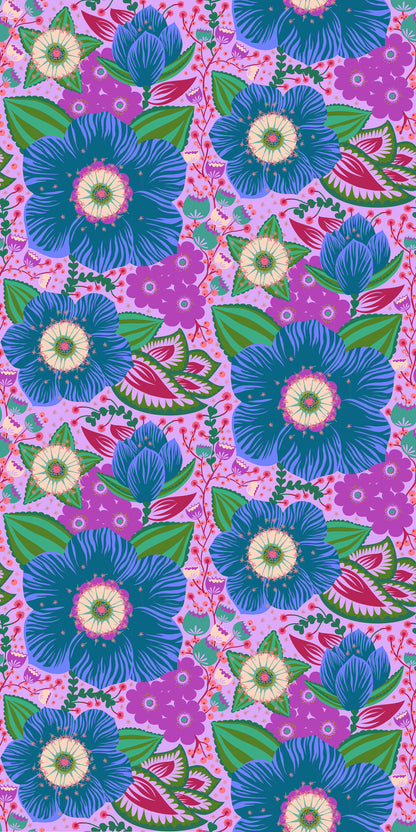 Honorable Mention (Cobalt) by Anna Maria Textiles