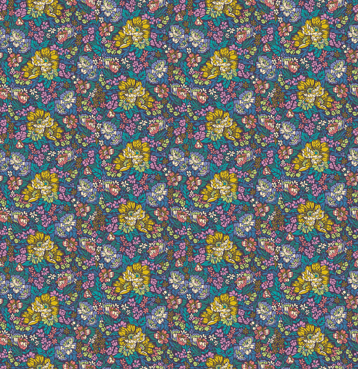 Mosaic (Ocean) by Anna Maria Textiles