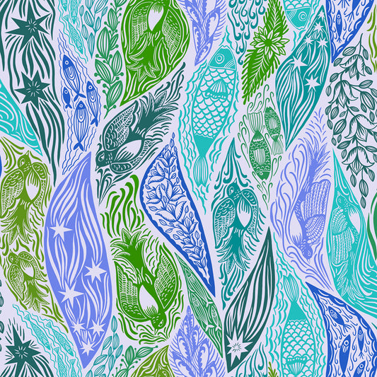 108" WIDE - Current (Water) by Anna Maria Horner - HALF METRE