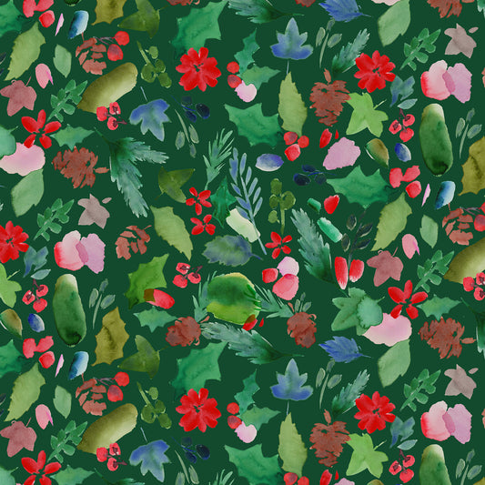 Festive Follage (Forest) by Bluebell Gray
