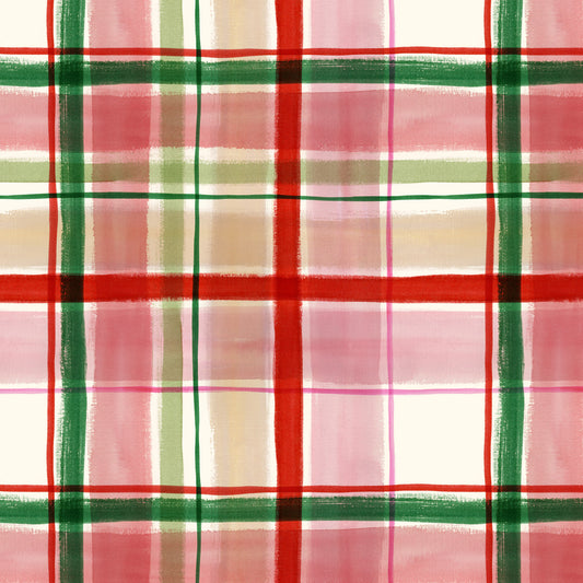 Christmas Tartan (Red) by Bluebell Gray