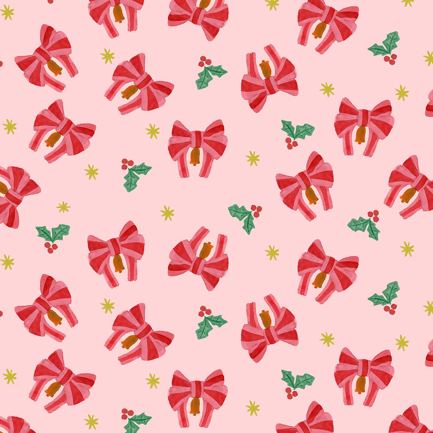 Bows and Bells  (Candy Cane) by Bluebell Gray