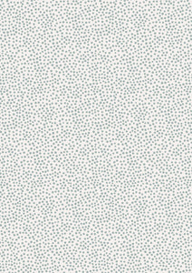 Flannel - Winter Blue grey dots on cream (Half Metre)