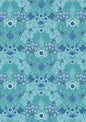 Flannel - Jardin d'hiver on Iced blue