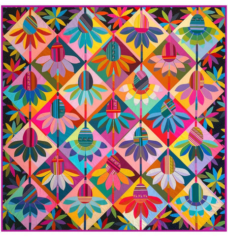 PREORDER Echinacea Quilt Kit - Design by Anna Maria Parry