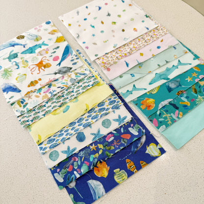 Under the Sea - 5" Charm Pack (Wee Bluebell )