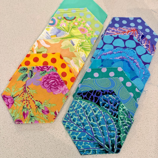 2.25" Hexagon Pack (Kaffe Collective mix Nov25)