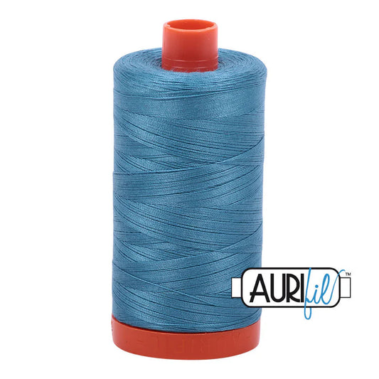 50wt Aurifil - Teal (2815) - LARGE Spool