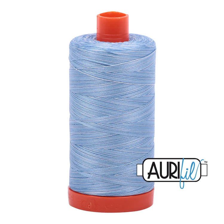 50wt Aurifil - Stone Washed Denim (3770) - LARGE SPOOL