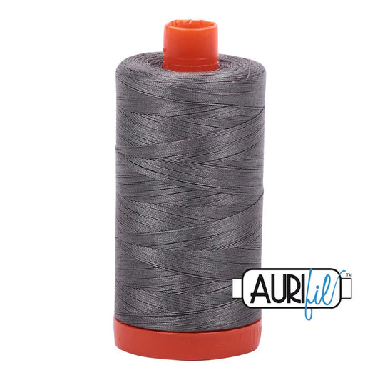 50wt Aurifil - Grey Smoke  (5004) LARGE Spool