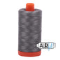 50wt Aurifil - Grey Smoke  (5004) LARGE Spool