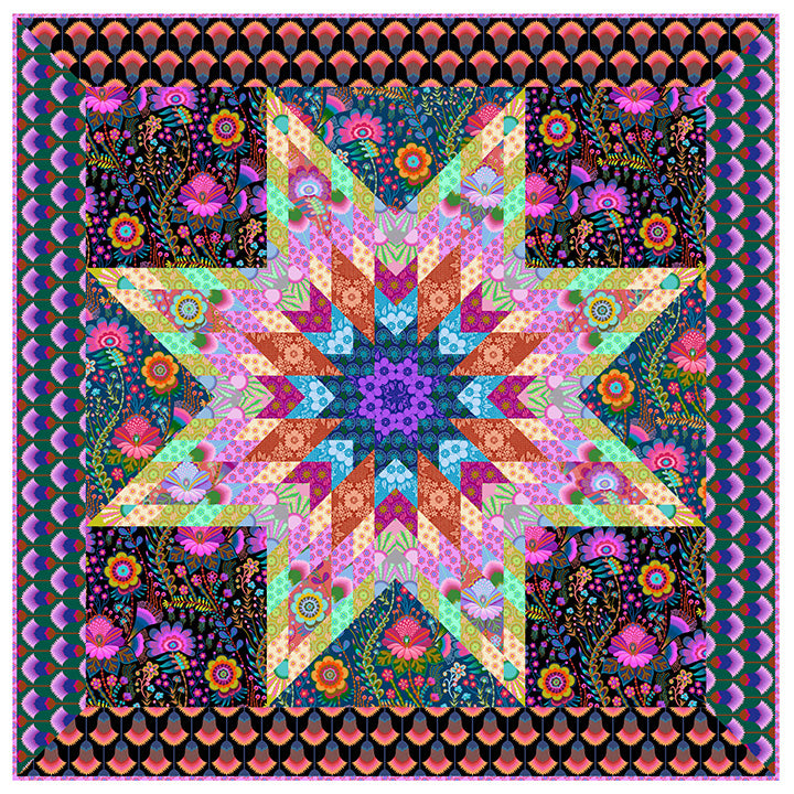 Sunseekers Quilt Kit - Design by Anna Maria Parry (PREORDER)