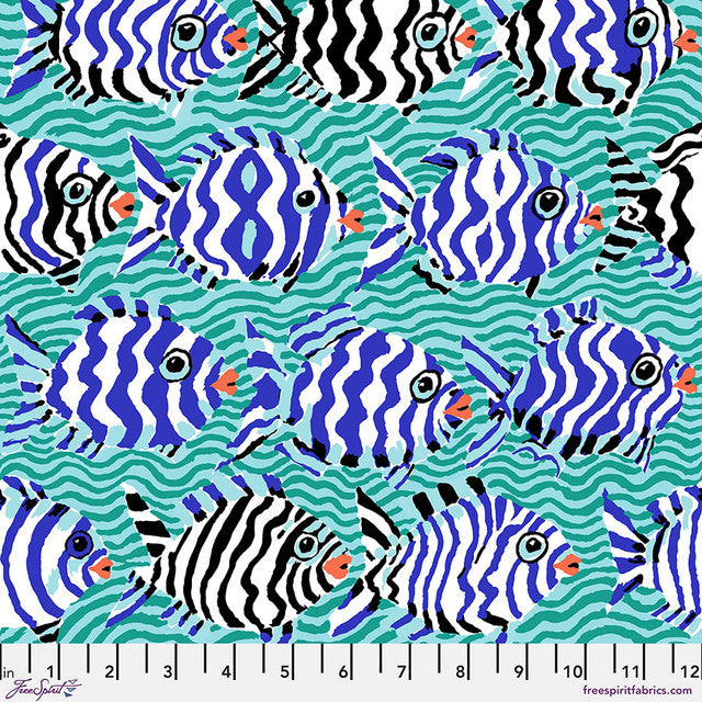 Minnows (AQUA) by Kaffe Collective