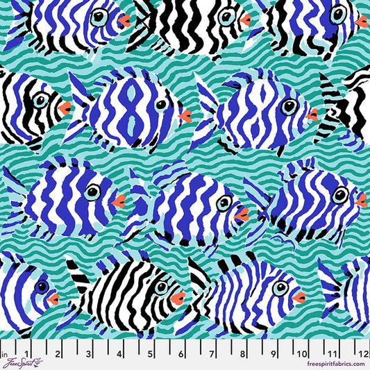 Minnows (AQUA) by Kaffe Collective