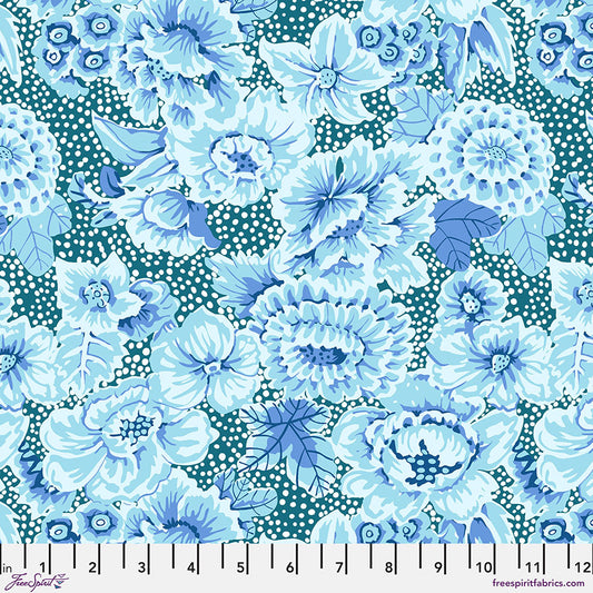 Floral with Dots (Blue) by Kaffe Collective